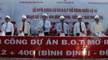National Highway 1A section in Binh Dinh begins construction - ảnh 1